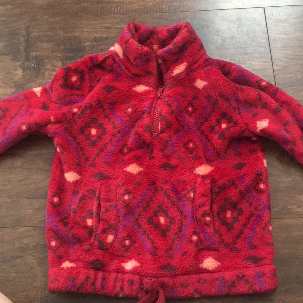 Girls half zip fleece